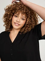 Harper Challis Short Sleeve Blouse