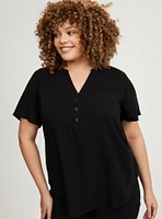 Harper Challis Short Sleeve Blouse