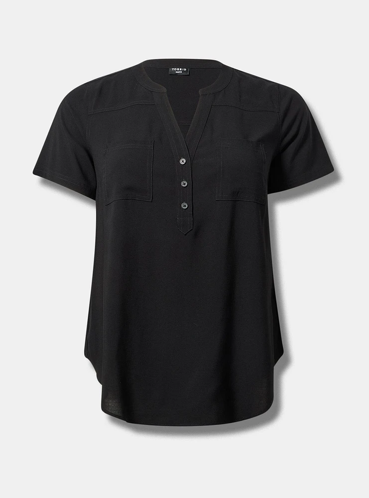 Harper Challis Short Sleeve Blouse