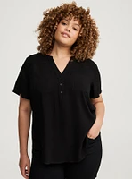 Harper Challis Short Sleeve Blouse