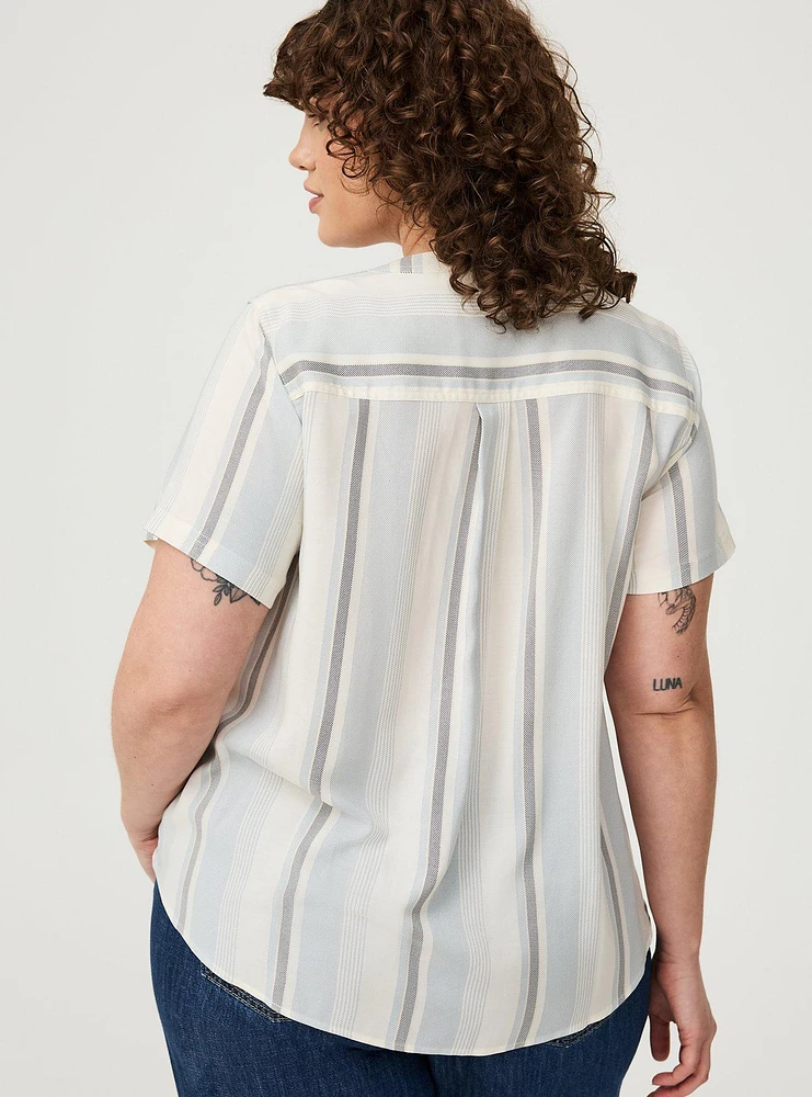 Harper Challis Short Sleeve Blouse