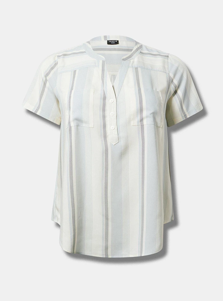 Harper Challis Short Sleeve Blouse
