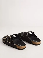 Studded Embellished Footbed Slide (WW