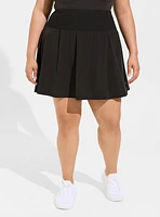 Stretch Woven Mini Active Skirt With Bike Short