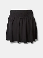 Stretch Woven Mini Active Skirt With Bike Short