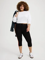 Pedal Pusher Side Stripe Legging