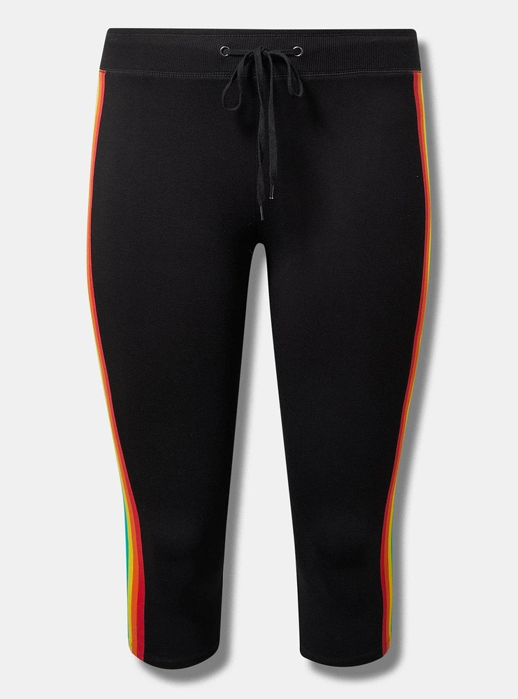 Pedal Pusher Side Stripe Legging
