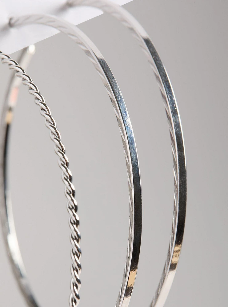 Textured Hoop Set