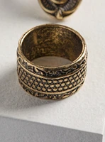 Snake Statement Ring Set