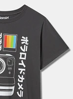 Polaroid Classic Fit Cotton Crew Tee