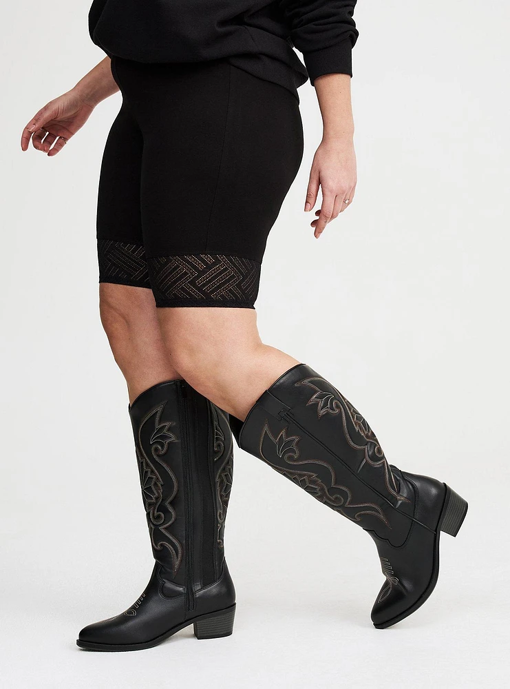 9'' Lace Detail Bike Short