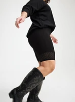 9'' Lace Detail Bike Short