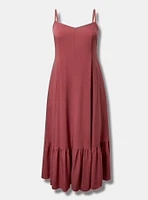 Maxi Challis Trapeze Tiered Dress