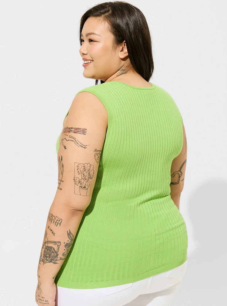 Ribbed Sweater Tank