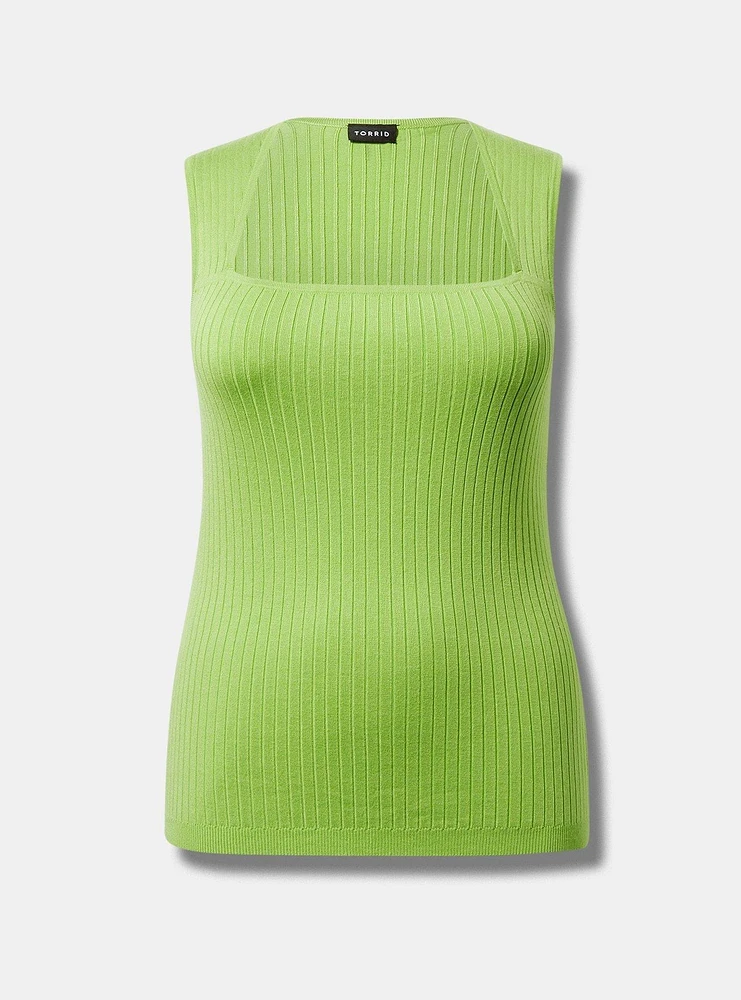 Ribbed Sweater Tank