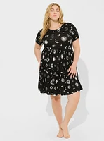 Super Soft Rib Babydoll Tee Lounge Gown