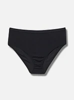 Microfiber Ribbed Mid Rise Hipster Panty