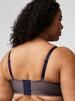 Full Coverage Unlined Cozy Lace Straight Back Bra