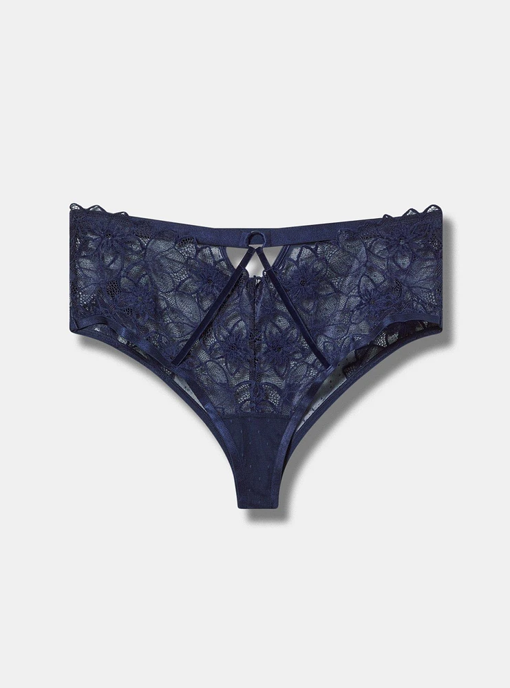 Cozy Lace Mid Waist Tanga