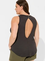 Super Soft Performance Jersey Keyhole Active Tank