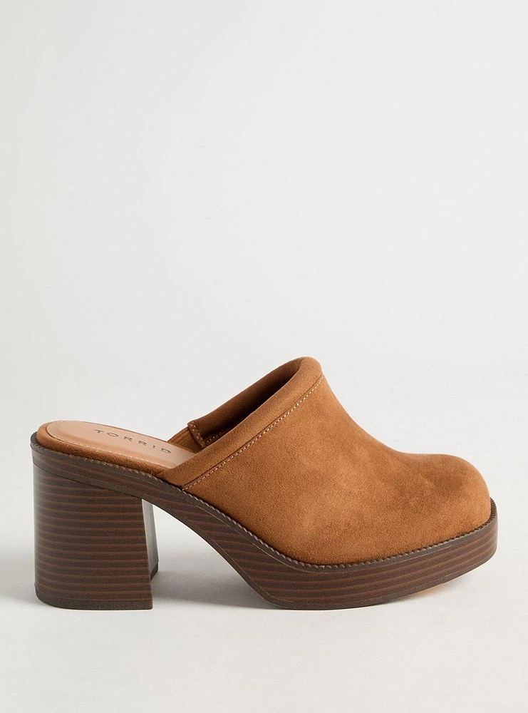 Block Heel Mule (WW)