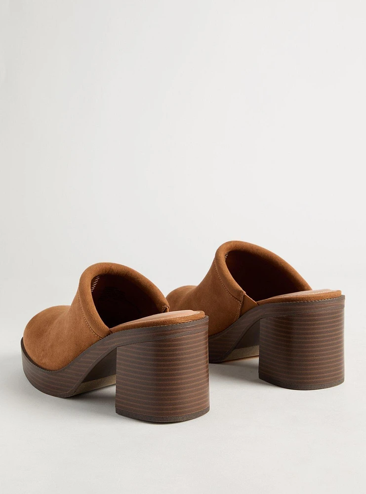 Block Heel Mule (WW)