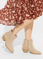 Western Detail Heeled Bootie (WW