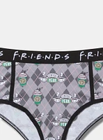 Friends Central Perk Mid Rise Cotton Cheeky Panty