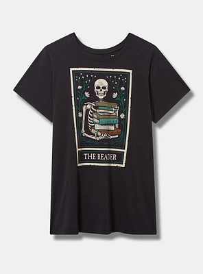 Reading Tarot Card Classic Fit Heritage Jersey Crew Tee