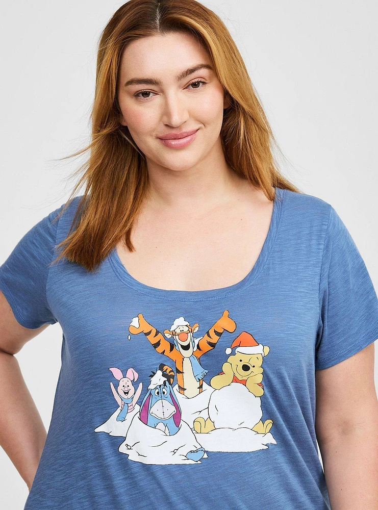Disney Winnie the Pooh Christmas Sleep Top
