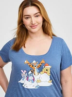 Disney Winnie the Pooh Christmas Sleep Top