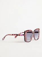 Square Ombre Lens Sunglasses