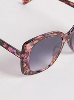 Square Ombre Lens Sunglasses