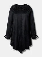 Bat Hooded Fleece Dress