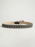 Studded Glitter Belt