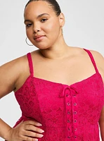 Peplum Lace Corset