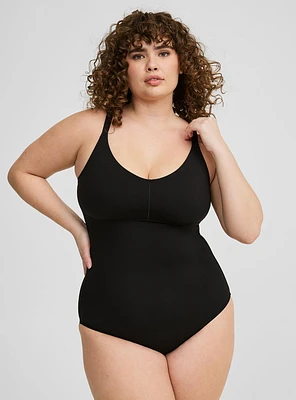 Smoothing Full Body Mid-Thigh Bodysuit