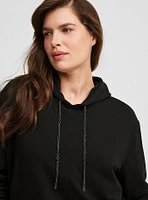 Everyday Fleece Lattice Back Hoodie