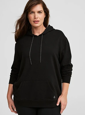 Everyday Fleece Lattice Back Hoodie