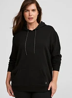 Everyday Fleece Lattice Back Hoodie