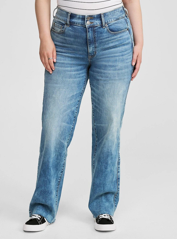 High-Rise 90s Straight Vintage Stretch Jean