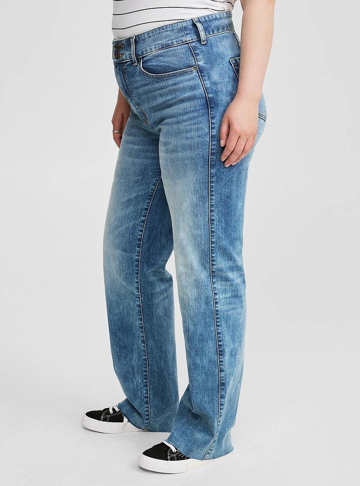 High-Rise 90s Straight Vintage Stretch Jean