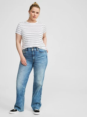 High-Rise 90s Straight Vintage Stretch Jean