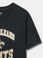 NFL New Orleans Saints Classic Fit Cotton Yoke Tee