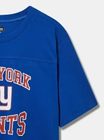 NFL New York Giants Classic Fit Cotton Yoke Tee