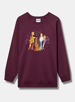 Scooby Doo Classic Fit Cozy Fleece Raglan Sweatshirt