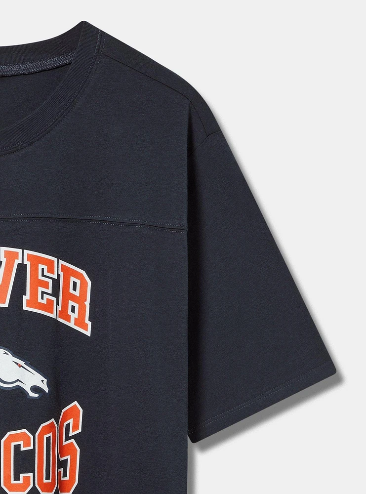 NFL Denver Broncos Classic Fit Cotton Yoke Tee