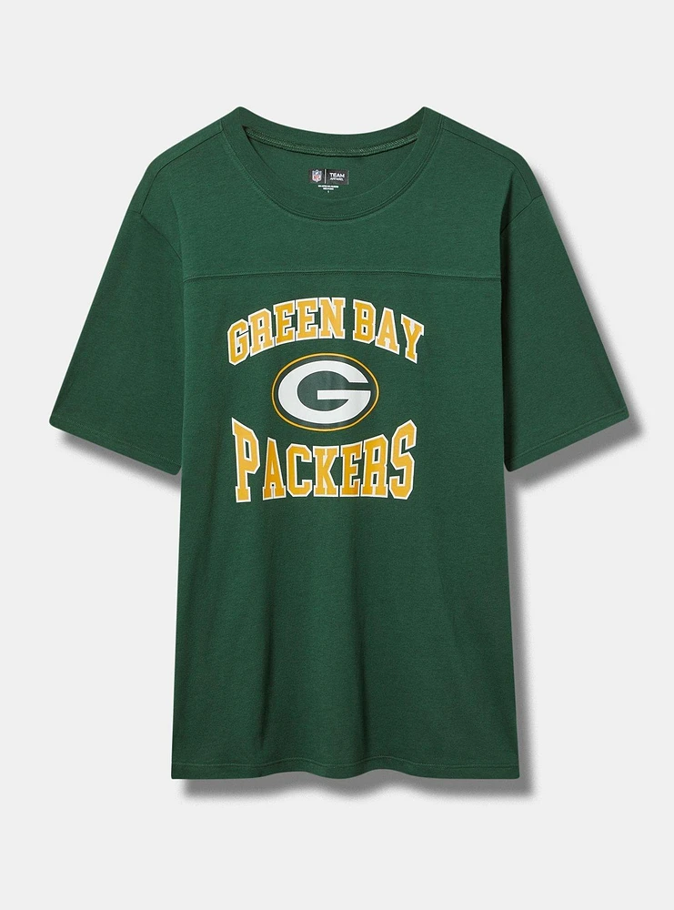 NFL Green Bay Packers Classic Fit Cotton Yoke Tee