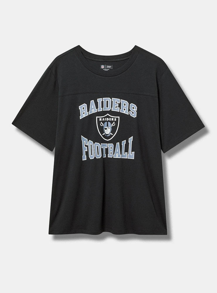 NFL Las Vegas Raiders Classic Fit Cotton Yoke Tee