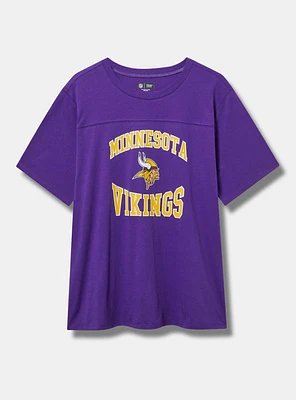 NFL Minnesota Vikings Classic Fit Cotton Yoke Tee